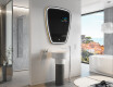 SMART Irregular Bathroom Mirror LED Z223 Google #9