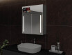 Smart LED Illuminated Mirror Medicine Cabinet - L02 Sarah 26,2" x 28,3" #6