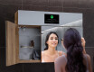 Smart LED Illuminated Mirror Medicine Cabinet - L55 Sarah 39,37" x 28,35" #8