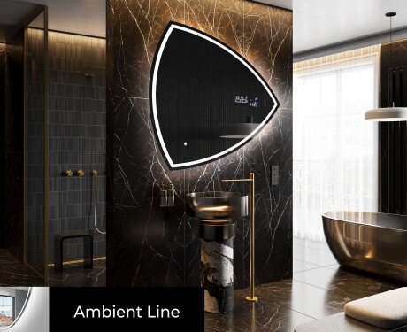 Irregular Mirror LED Lighted decorative design T223