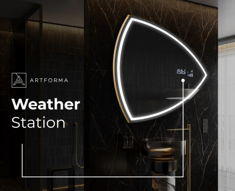 Irregular Mirror LED Lighted decorative design T223 #7