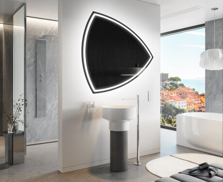 Irregular Mirror LED Lighted decorative design T223 #9