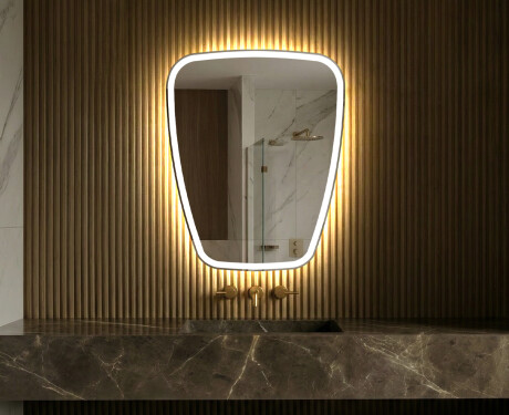 Irregular Mirror LED Lighted decorative design Z222