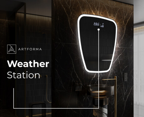 Irregular Mirror LED Lighted decorative design Z222 #6