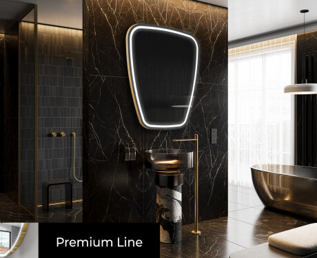 Irregular Mirror LED Lighted decorative design Z223