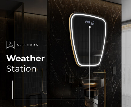 Irregular Mirror LED Lighted decorative design Z223 #7