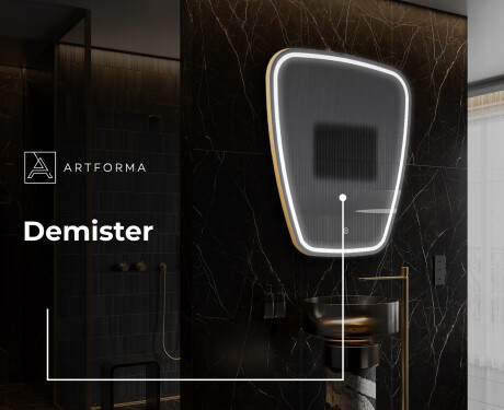 Irregular Mirror LED Lighted decorative design Z223 #9