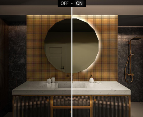 Backlit LED Bathroom Mirror L113 #4