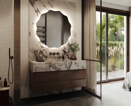 Backlit LED Bathroom Mirror L192 #2