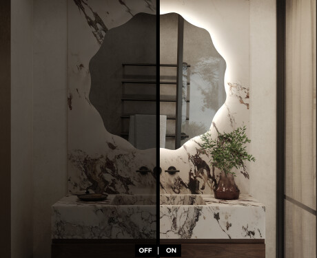 Backlit LED Bathroom Mirror L192 #6