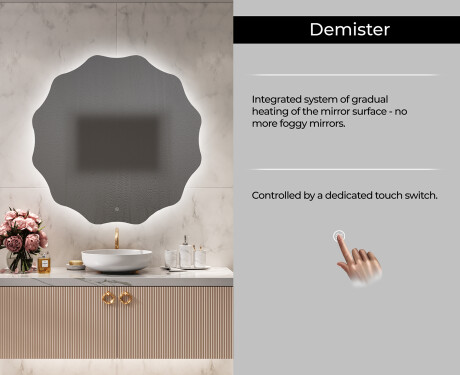 Backlit LED Bathroom Mirror L192 #10