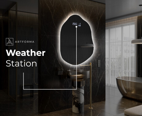 Irregular Mirror LED Lighted decorative design E221 #7