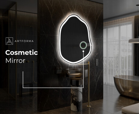 Irregular Mirror LED Lighted decorative design E222 #5