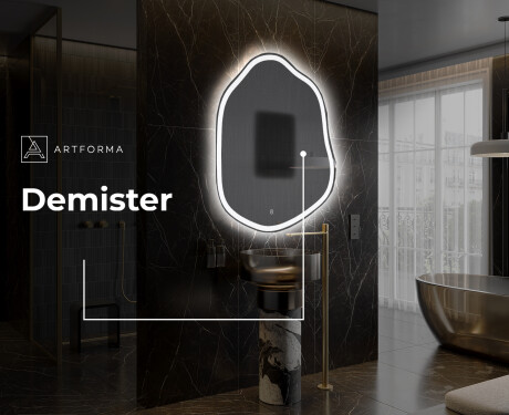 Irregular Mirror LED Lighted decorative design E222 #9