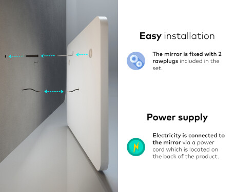 PremiumLine Illuminated Bathroom LED Lighted Mirror L141 #10