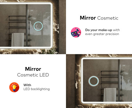 PremiumLine Illuminated Bathroom LED Lighted Mirror L141 #8