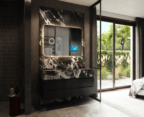 Designer Backlit LED Bathroom Mirror L142 #2