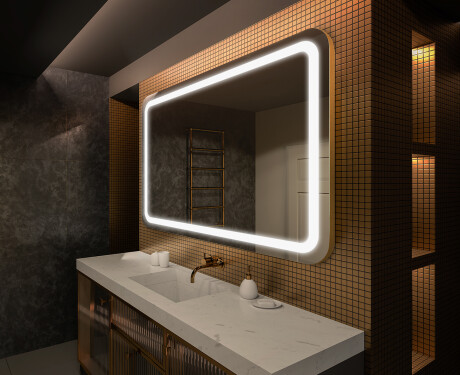 Bathroom Mirror LED Lighted Rectangular L147